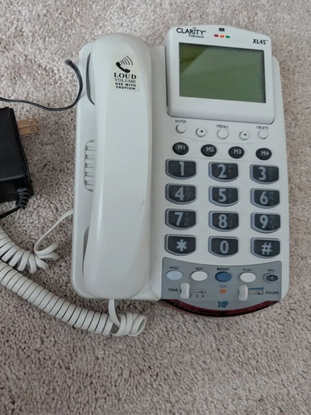 Clarity xl45 Amplified Braille Phone -Hard of Hearing Low‎ Vision W/ Auto Dial
